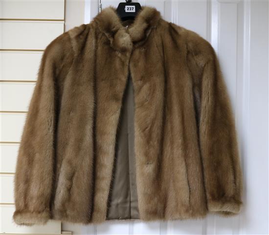 A mink fur jacket
